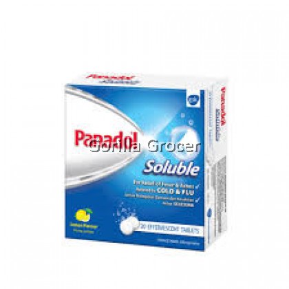 Panadol Soluble 20's (20 Tablets) Panadol Soluble 20's (20 Tablets)